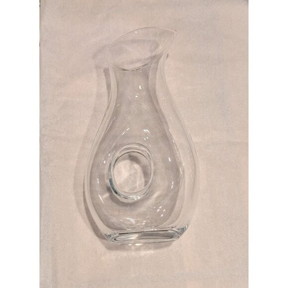 Wine Carafe Decanter with Donut Hole Center made in Poland - Picture 1 of 16